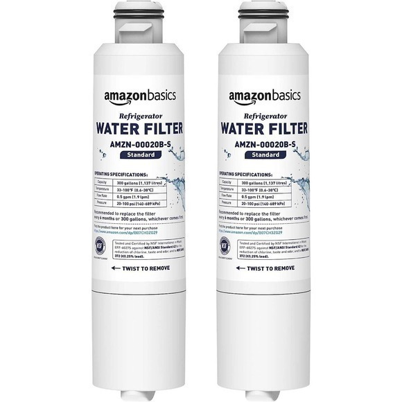 Samsung DA29-00020B Refrigerator Water Filter Replacement (Amazon Basic Brand) - Picture 2 of 3
